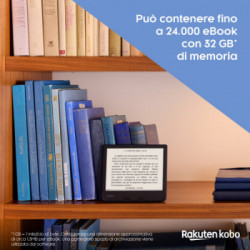 Rakuten Kobo Libra 2 lettore e-book Touch screen 32 GB Wi-Fi Nero
