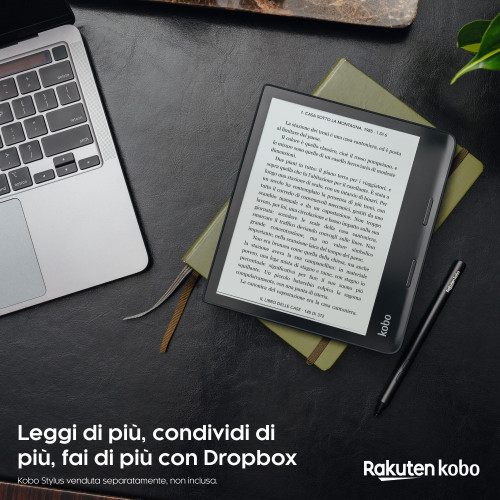Rakuten Kobo Sage lettore e-book Touch screen...