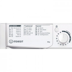 Indesit EWD 61051 W IT N - Lavatrice a Carica Frontale, 6 Kg, 1000 Giri, Classe F