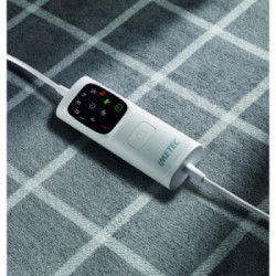 Imetec 16775 coperta/cuscino elettrico Coperta elettrica 150 W Grigio, Bianco Velluto