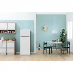Indesit I55TM4110W1 - Frigorifero Doppia Porta da libera Installazione, 212 Litri, Classe F, 54 x 144 x 57 cm
