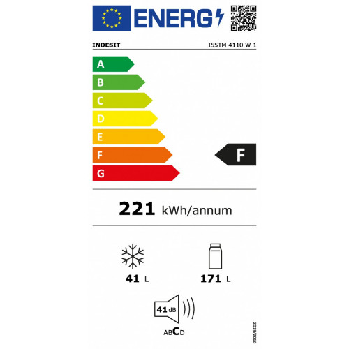 Indesit I55TM4110W1 - Frigorifero Doppia Porta...
