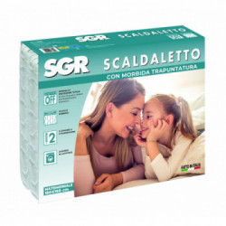 Imetec 16804 coperta/cuscino elettrico Coperta elettrica 55 W Bianco Tessuto