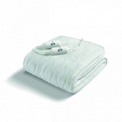 Imetec 16804 coperta/cuscino elettrico Coperta elettrica 55 W Bianco Tessuto