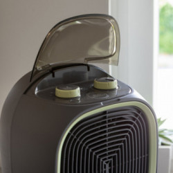 Imetec Silent Power Eco Interno Verde, Grigio 2100 W Riscaldatore ambiente elettrico con ventilatore