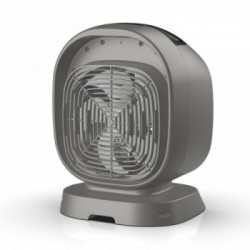 Imetec Silent Power Eco Interno Verde, Grigio 2100 W Riscaldatore ambiente elettrico con ventilatore