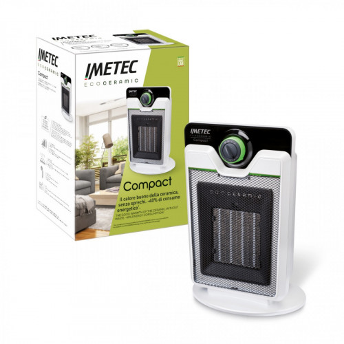 Imetec Compact Interno Nero, Bianco 2000 W...