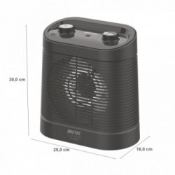 Imetec Silent Power Comfort Interno Nero 2100 W Riscaldatore ambiente elettrico con ventilatore