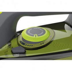 Imetec Eco Perfect Ferro da stiro a secco e a vapore Pro Ceramic soleplate 2400 W Verde, Grigio
