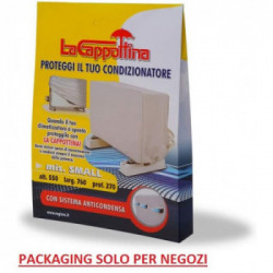 Guaina protettiva per unitÃ  esterna del condizionatore fisso, misura Small (H55 x L76 x P27 cm).