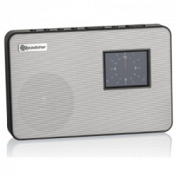 Roadstar HRA-590D+/SL radio Orologio Analogico e digitale Nero, Argento