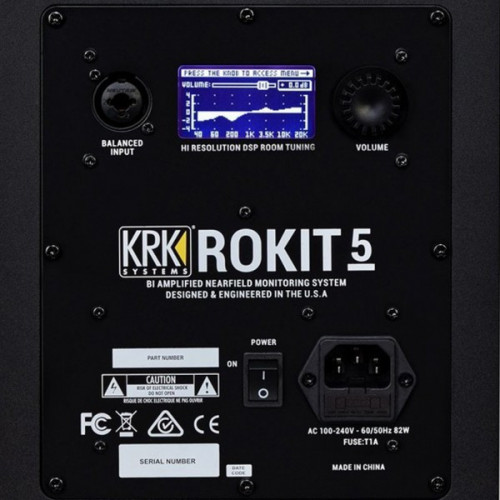 KRK Rokit RP5 G4 2-vie Nero Cablato 55 W