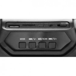 Karma Italiana HPS 44 sistema di amplificazione Sistema PA portatile 12 W Nero