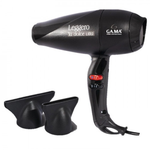 GA.MA LEGGERO asciuga capelli Nero 2100 W