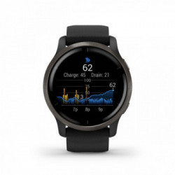 Garmin Venu 2 orologio sportivo Touch screen Bluetooth 416 x 416 Pixel Nero