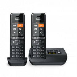 Gigaset COMFORT 550A duo Telefono analogico/DECT Identificatore di chiamata Nero
