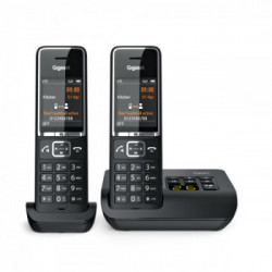 Gigaset COMFORT 550A duo Telefono analogico/DECT Identificatore di chiamata Nero