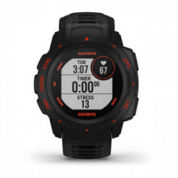 Garmin Instinct Esports Edition MIP Nero, Rosso GPS (satellitare)