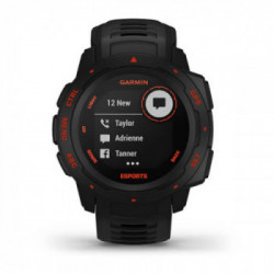 Garmin Instinct Esports Edition MIP Nero, Rosso GPS (satellitare)