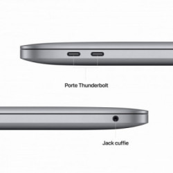Apple MacBook Pro 13" M2 8-core CPU 10-core GPU 256GB SSD - Grigio siderale *ESTENSIONE GARANZIA3 3 ANNI IN PIU' in omaggio*