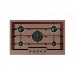 Foster 7601 866 - Piano Cottura a Gas, 5 Fuochi, 80.3 cm, Copper