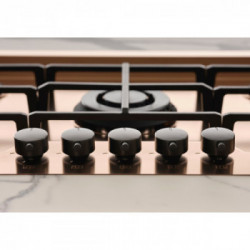 Foster 7601 866 - Piano Cottura a Gas, 5 Fuochi, 80.3 cm, Copper