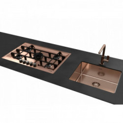 Foster 7601 866 - Piano Cottura a Gas, 5 Fuochi, 80.3 cm, Copper