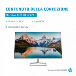 HP M32f FHD monitor 31.5" 1920 x 1080 Pixel Full HD