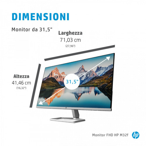 HP M32f FHD monitor 31.5" 1920 x 1080 Pixel...