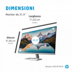 HP M32f FHD monitor 31.5" 1920 x 1080 Pixel Full HD