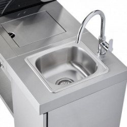 Rösle Videro G4 SK - Barbecue a Gas, 4 Bruciatori + 1 Laterale, Acciaio, Modello 25384 IN OMAGGIO COPERTURA