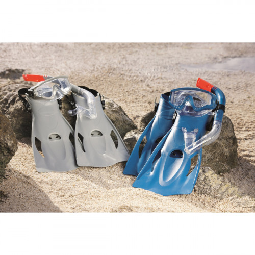 Bestway 25020 kit da nuoto Blu, Grigio Bambino