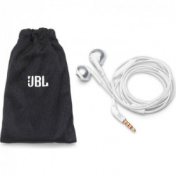 JBL T205 Cuffia Auricolare Cromo, Bianco