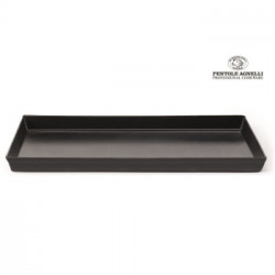 Pentole Agnelli 'Pasticceria & Pizza', Tortiera rettangolare in lamiera blu 40 x 30 cm	