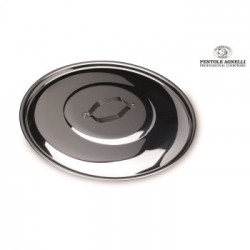 Pentole Agnelli 'Salsa Pomodoro', Coperchio pesante con ponticello in acciaio lucido Ø 34 cm	