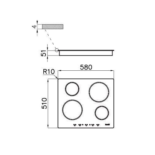 Foster 7370 300 - Piano Cottura ad Induzione...