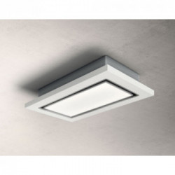 Elica LULLABY WH WOOD/F/120 - Cappa Filtrante ad Isola, Legno Bianco, 120 cm, A