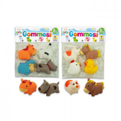 GOMMOLOSI ANIMALI FATTORIA PZ.4  66778