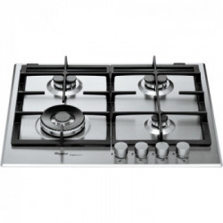 Whirlpool GMR 6422/IXL - Piano Cottura a Gas, 4 Fornello(i), 59 cm, Acciaio Inossidabile