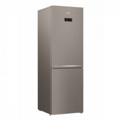 Beko RCNA366E40ZXBN - Frigorifero Combinato, Total NoFrost, 324 Litri, Classe E, 185.2 x 59.5 x 67 cm