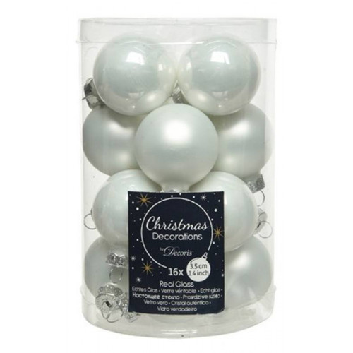 GLASS MINI BAUBLES ENA 10344