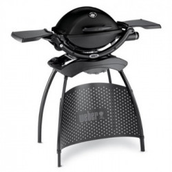 Weber Q 1200 Stand - Barbecue a Gas con Supporto, Modello 51010353, Nero