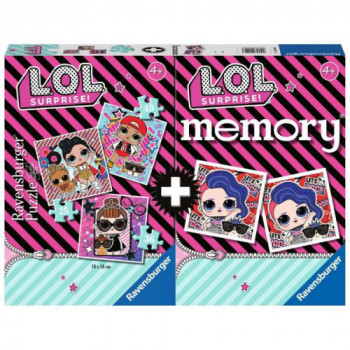 MEMORY CON 3 PUZZLE L.O.L.
