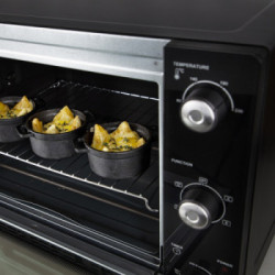 Princess 112761 Forno a Convezione DeLuxe, 55 Litri, 2000 W, Nero