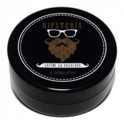 Hipsteria Sapone da rasatura ai carboni attivi - 100 ml