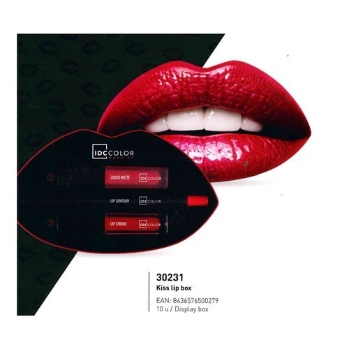 Cofanetto trucco Idc Institute Kiss lip box 30231
