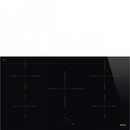 Smeg SI2951D - Piano cottura Induzione 90 cm, 5 fuochi, Incasso,  Semifilo/Filotop