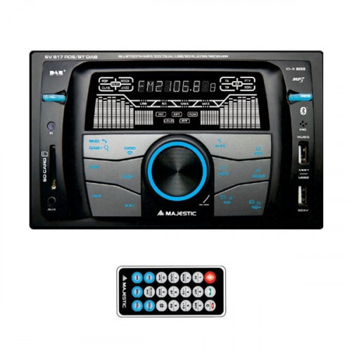 New Majestic SV-517 RDS BT DAB Nero 180 W...