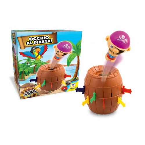 GIOCO PIRATA NELLA BOTTE C/16 SPADE