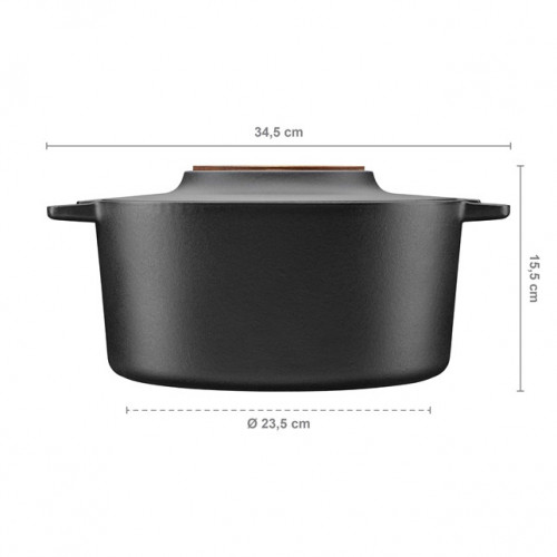 Fiskars Norden casseruola per arrosto 6 L Ghisa